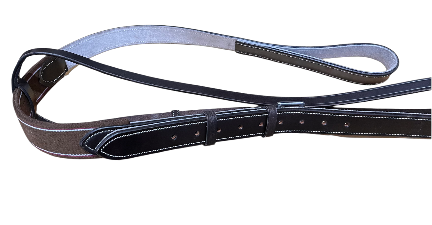 Italian Polo Martingale with Elastic | JRD Saddlery