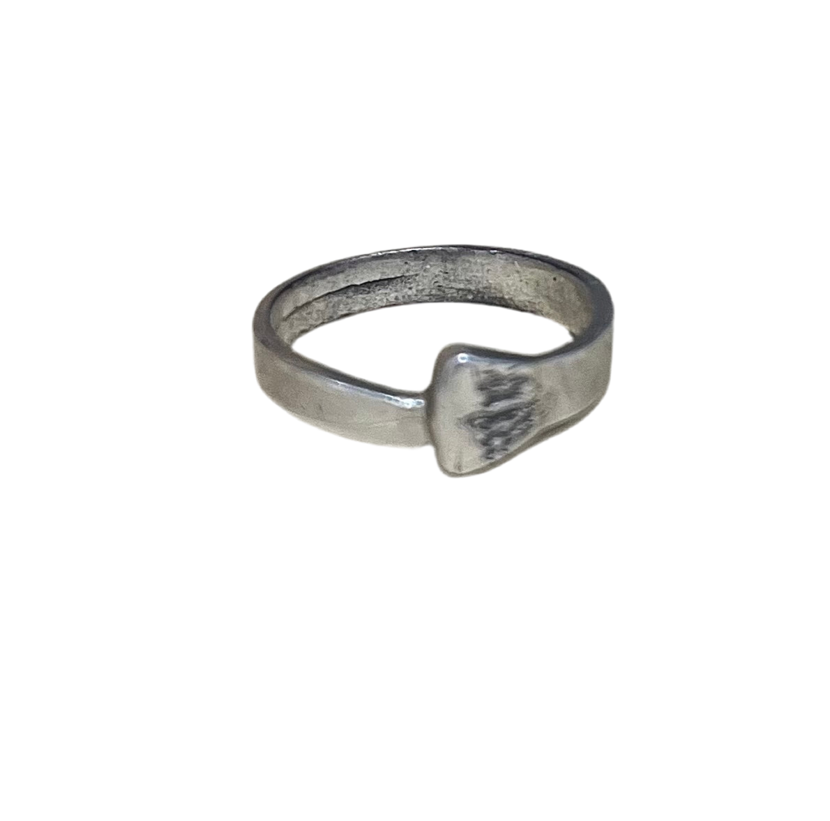 Silver Horseshoe Nail Ring | Street Corner Creations