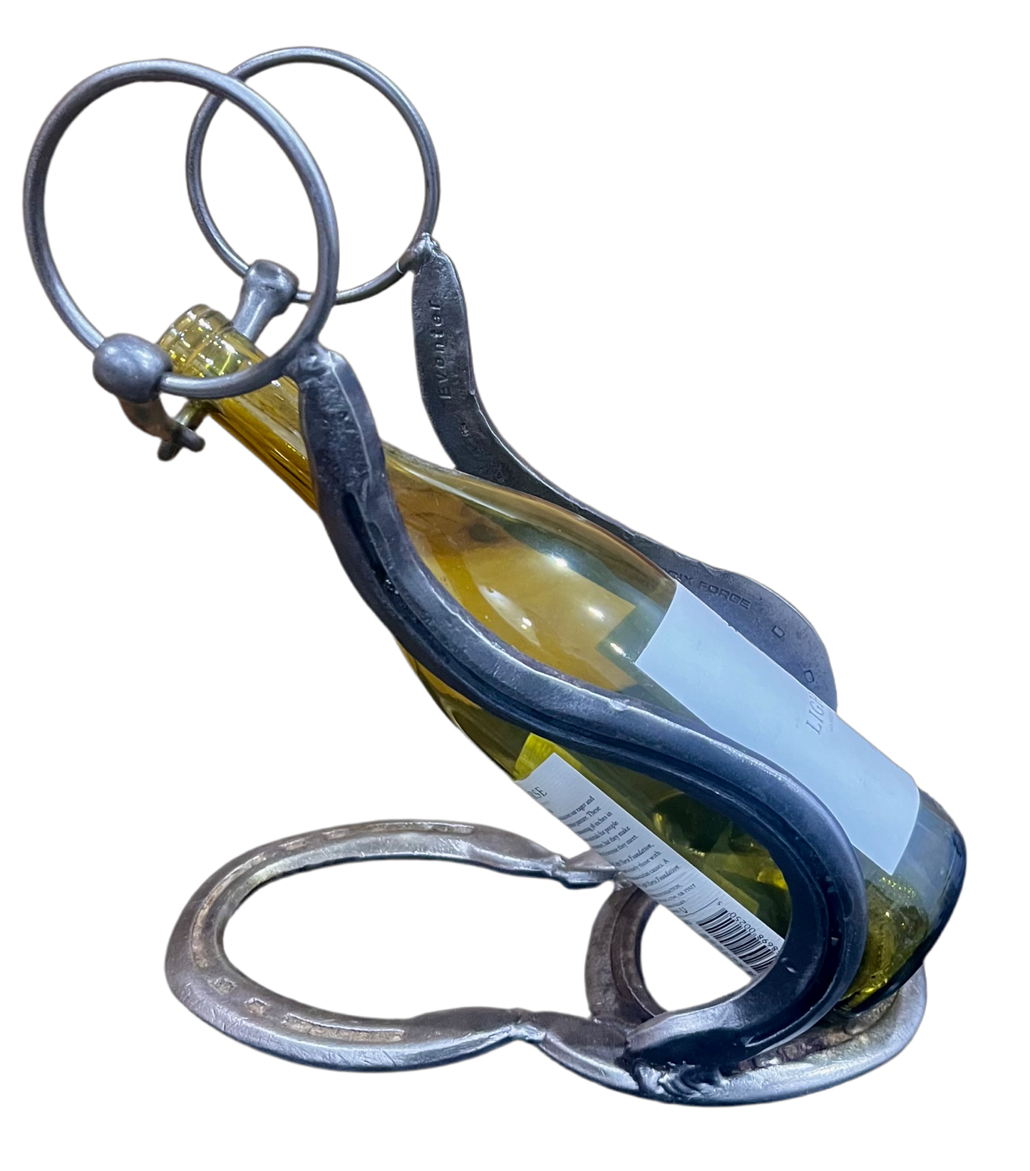 Snaffle Bit Wine Holder | Brian Crandall Art