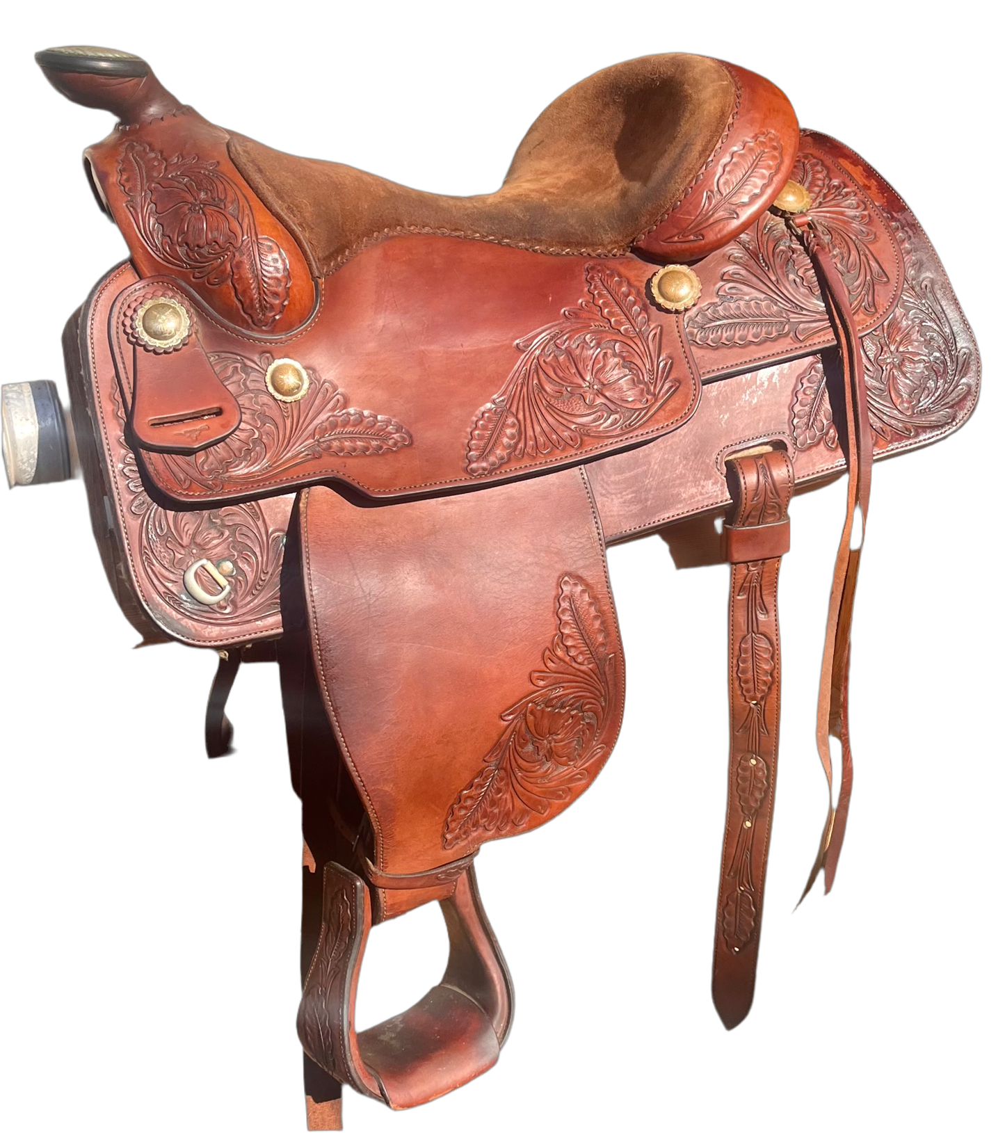 Suede Seat Western Pleasure Saddle