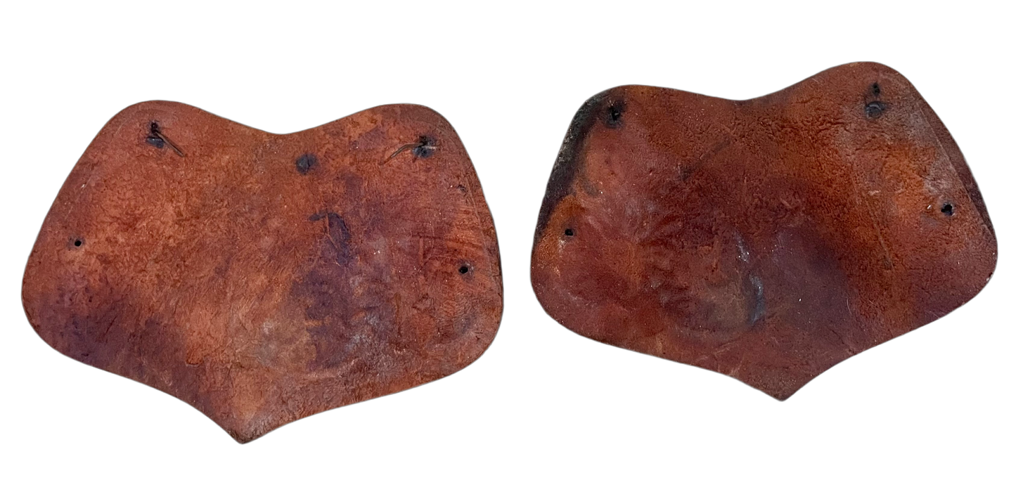 Tooled Leather Western Stirrup Covers