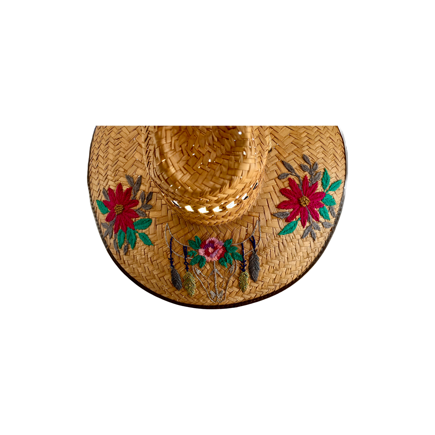 Hand Embroidered Sun Hat | Borda Dora