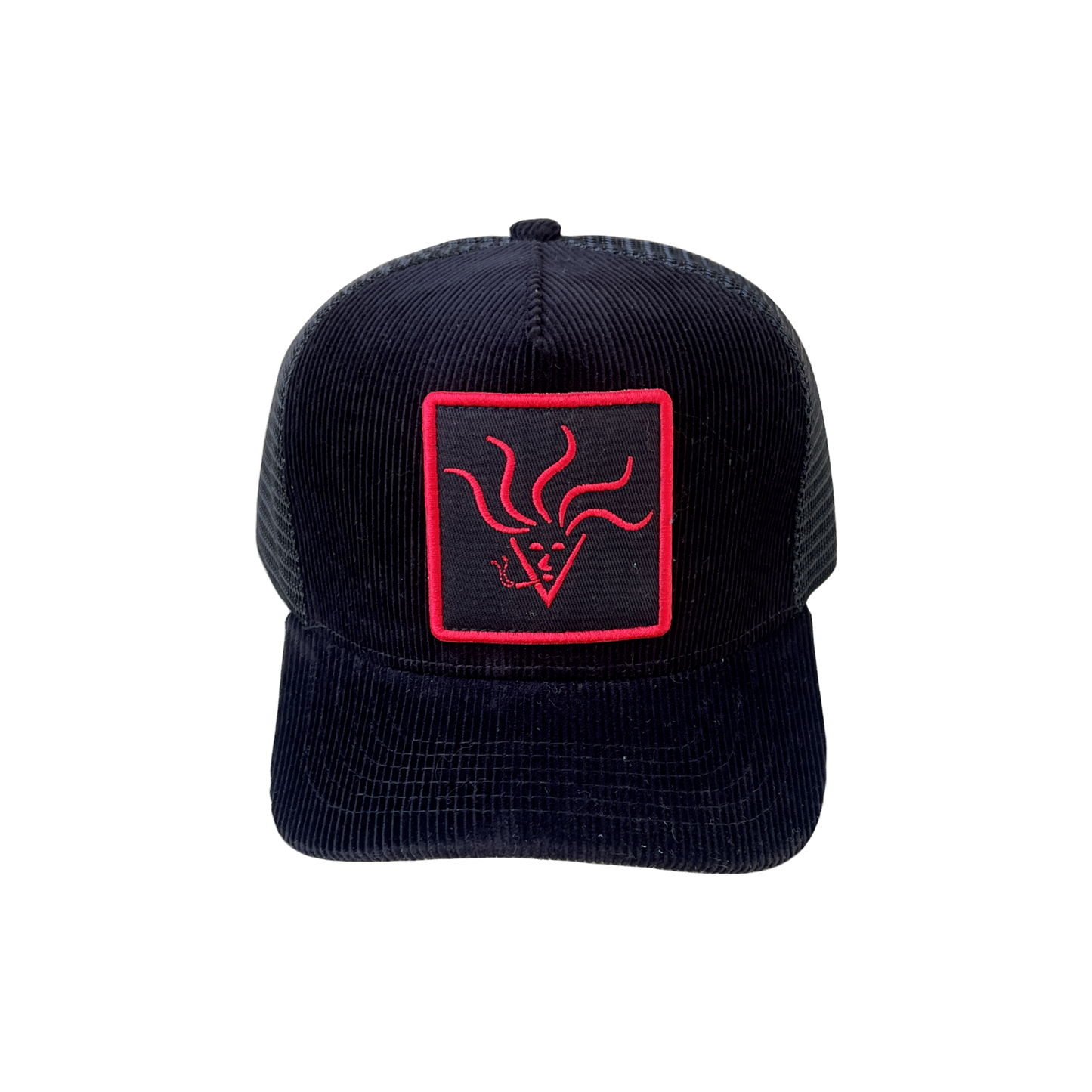 Black Corduroy Trucker Hat | True Face