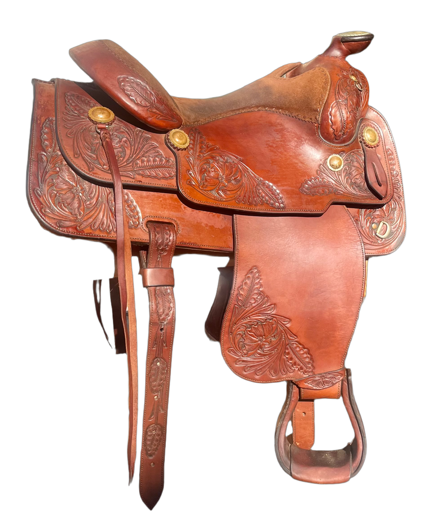 Suede Seat Western Pleasure Saddle