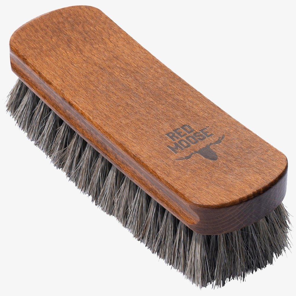 Leather polish brush