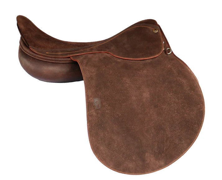 Suede polo saddle