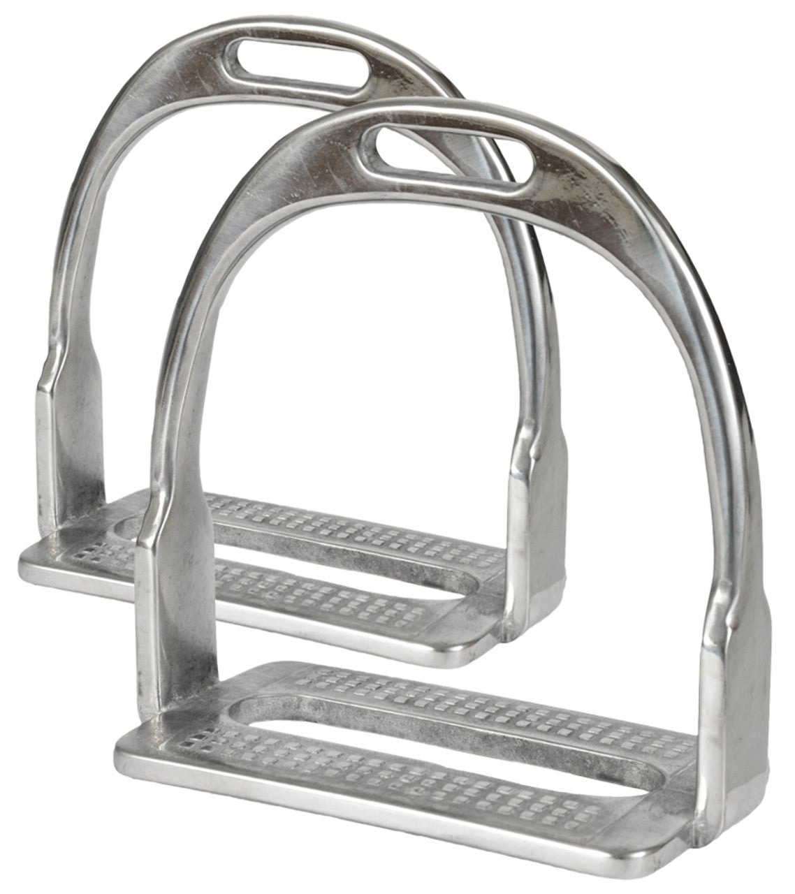 Pair of steel stirrups