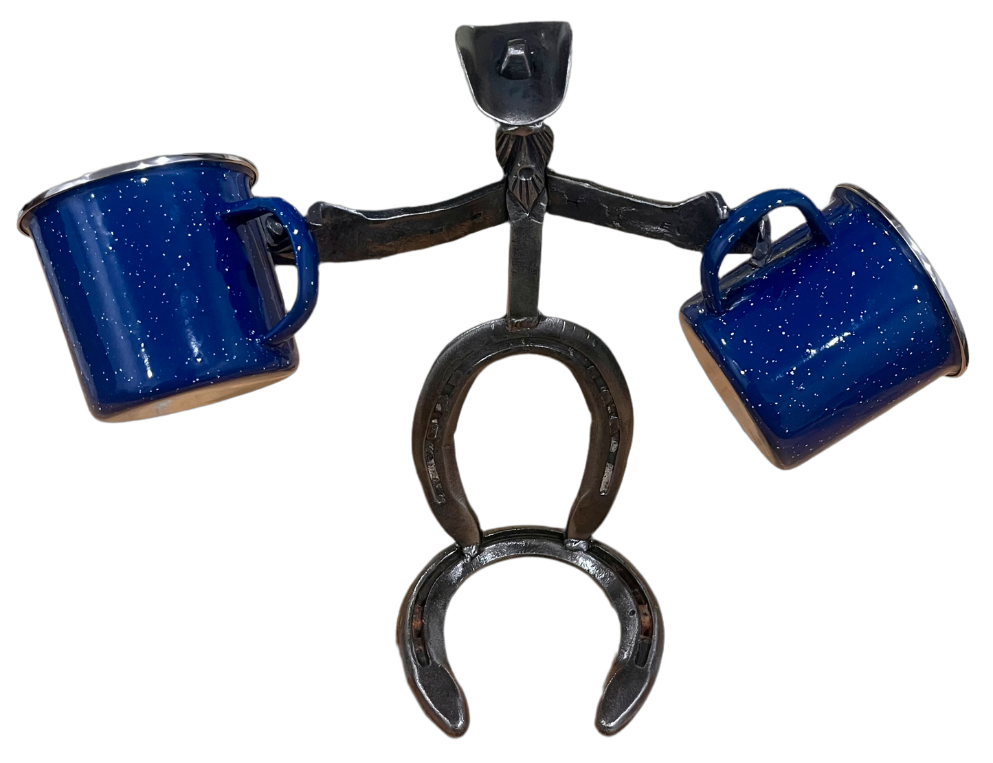 Cowboy Coffee Cup Holder | Brian Crandall Art