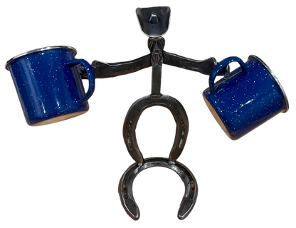 Cowboy Coffee Cup Holder | Brian Crandall Art
