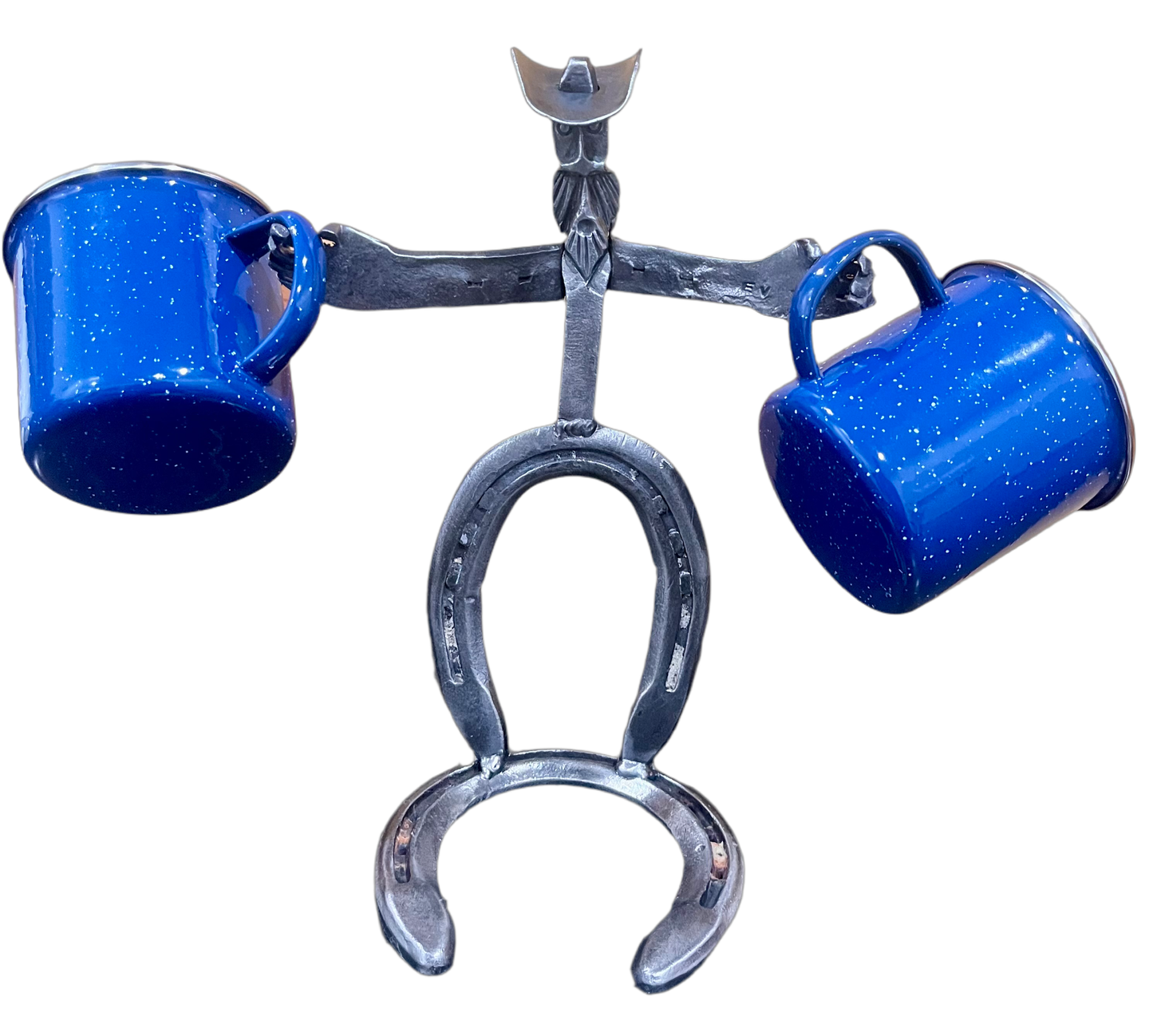 Cowboy Coffee Cup Holder | Brian Crandall Art