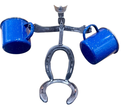 Cowboy Coffee Cup Holder | Brian Crandall Art