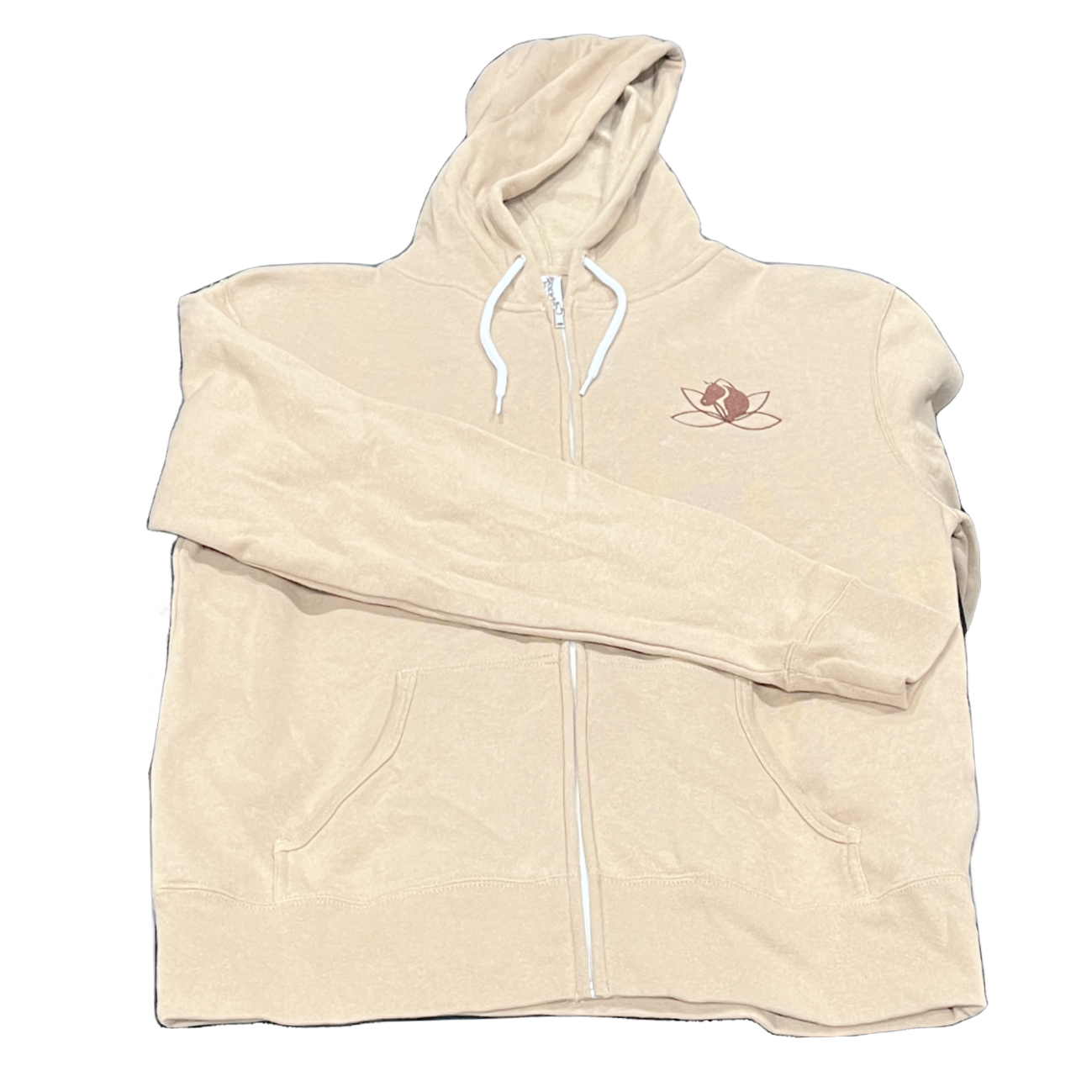 Embroidered Zip Hoodie | Yoga Après Polo