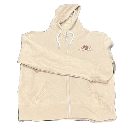 Embroidered Zip Hoodie | Yoga Après Polo