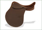 Chocolate polo saddle with suede seat