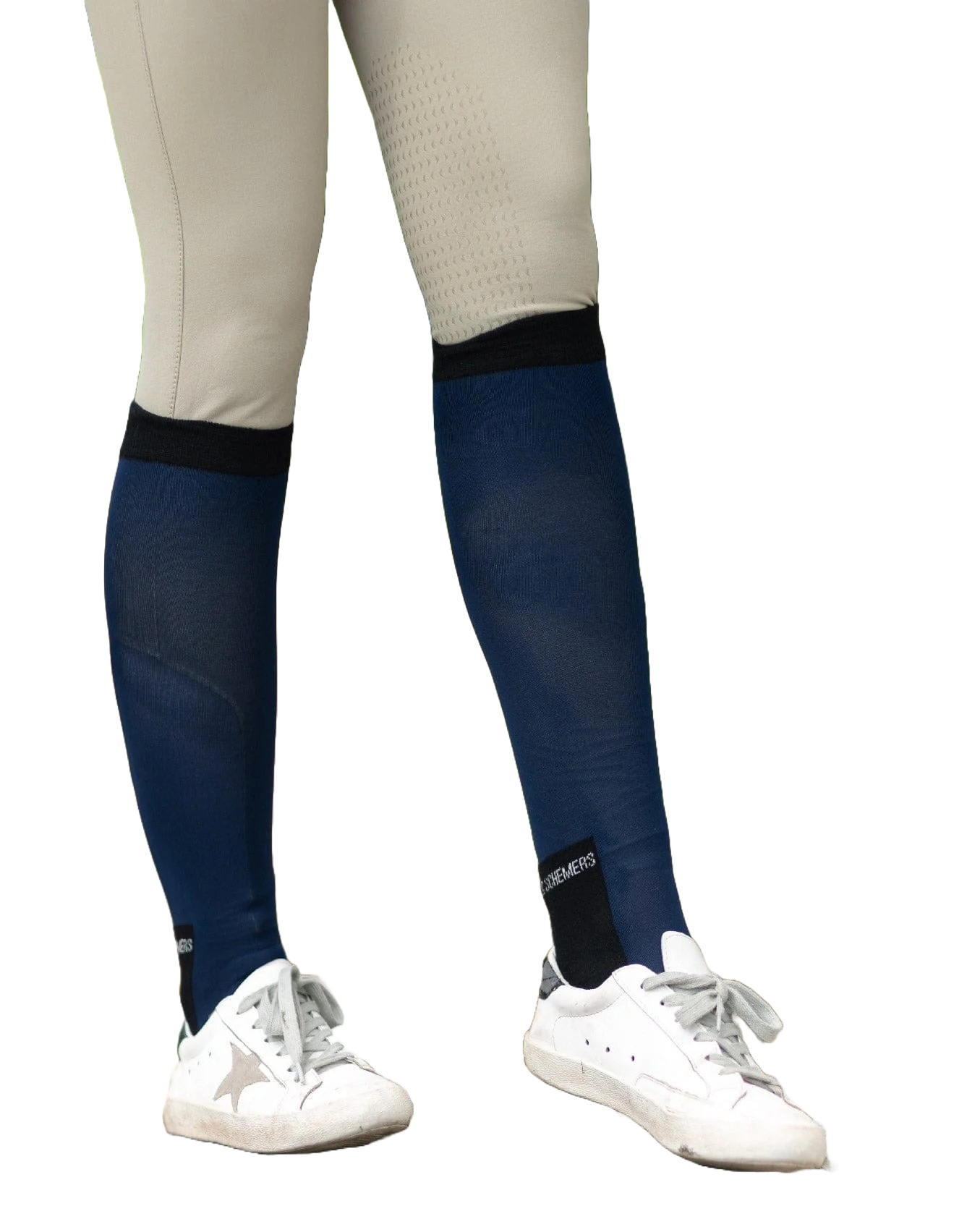 Navy boot socks