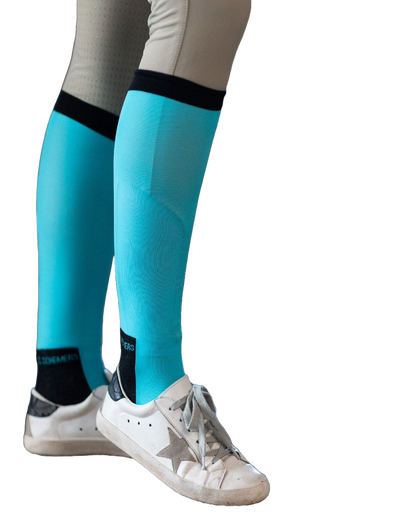 Teal boot socks