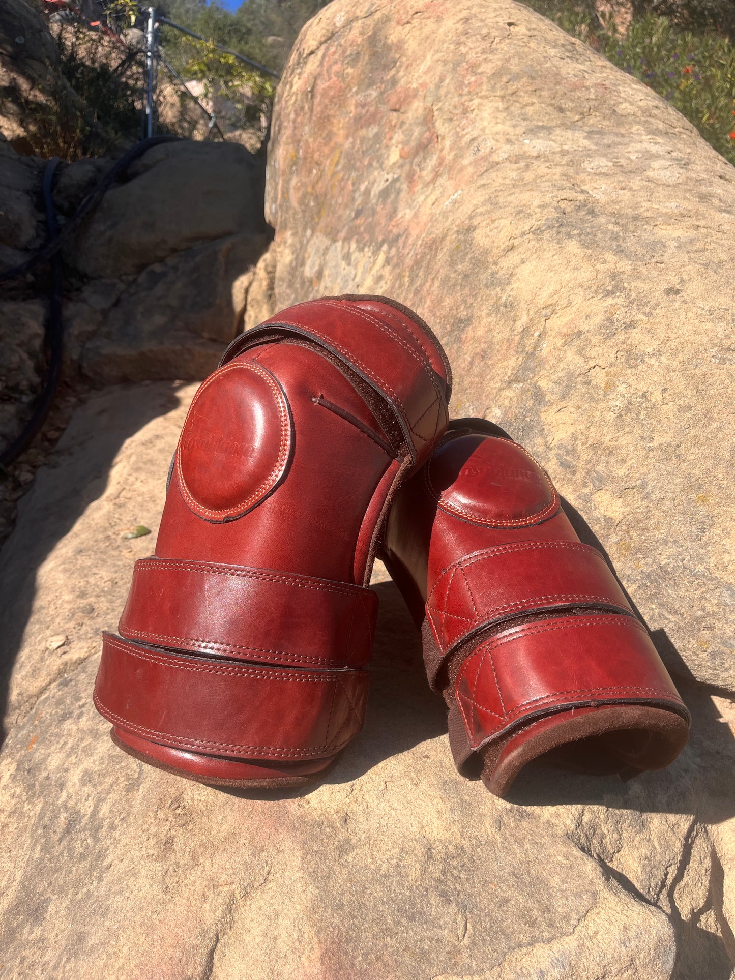 Polo Knee Guards Long 3 strap