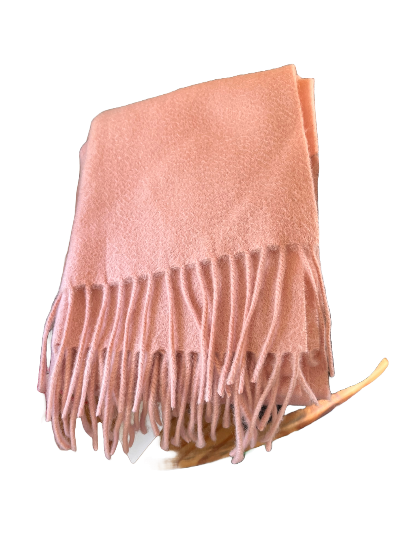 Pink cashmere scarf