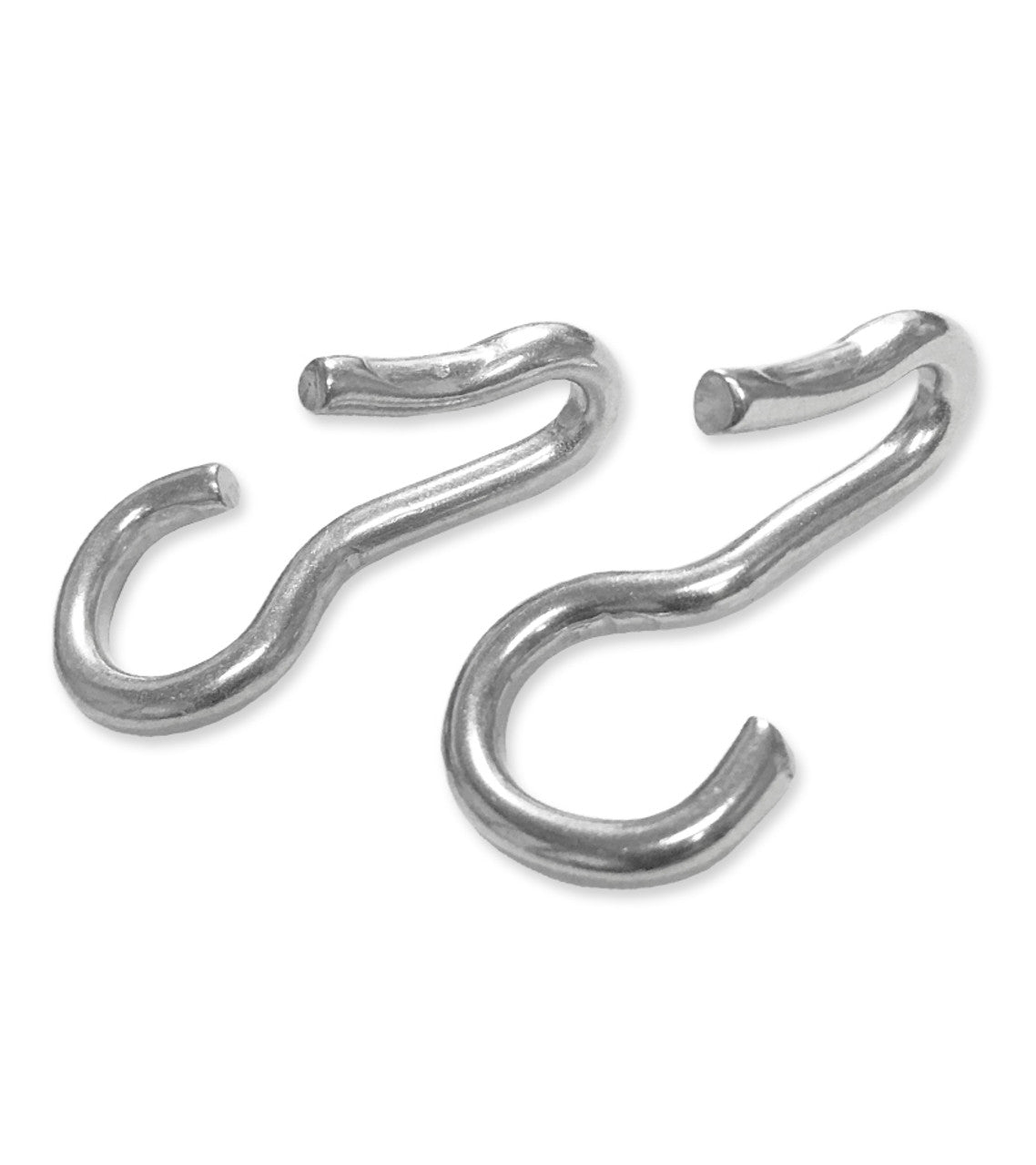 Pair of curb chain hooks