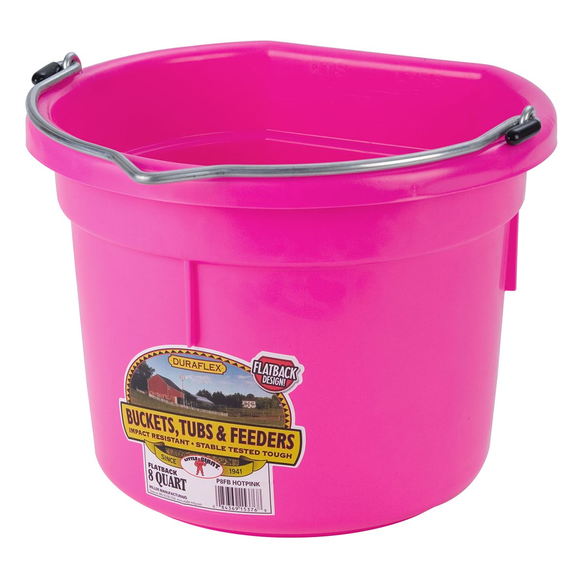 Pink flatback bucket