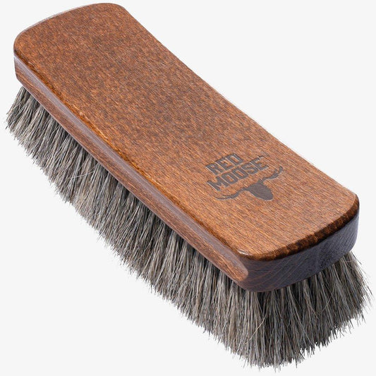 Large leather polish brush