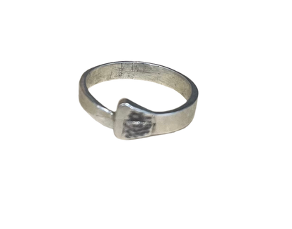 Silver Horseshoe Nail Ring | Street Corner Creations