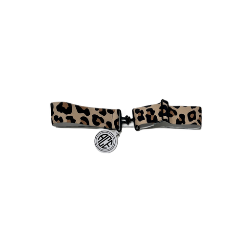 Leopard print elastic belt