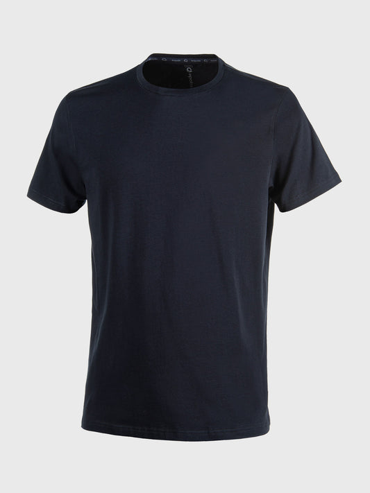 Navy crew neck men's tee shirt