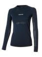 Long-sleeve training top with mesh vents