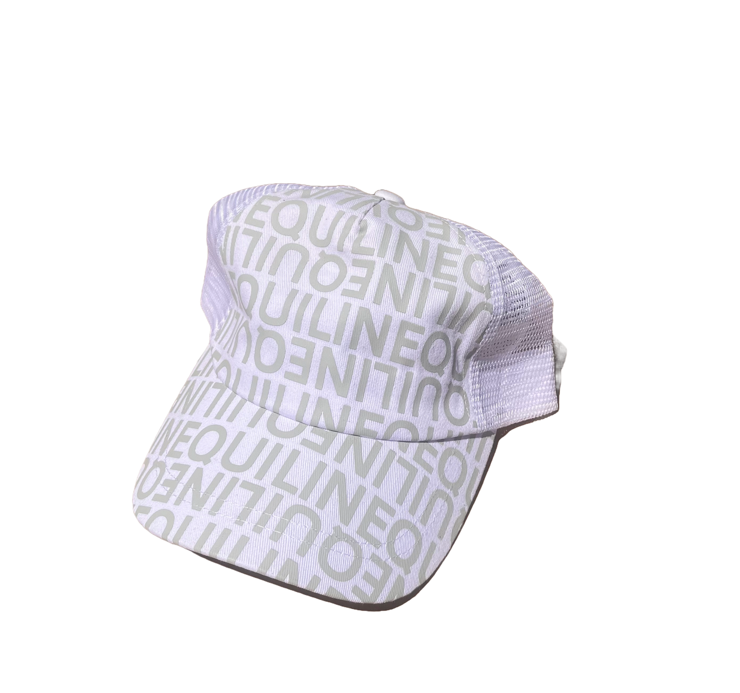 Trucker hat in white with logo