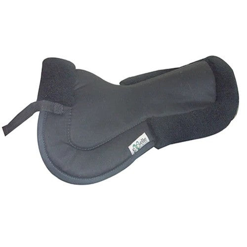 Black, cushioned half pad