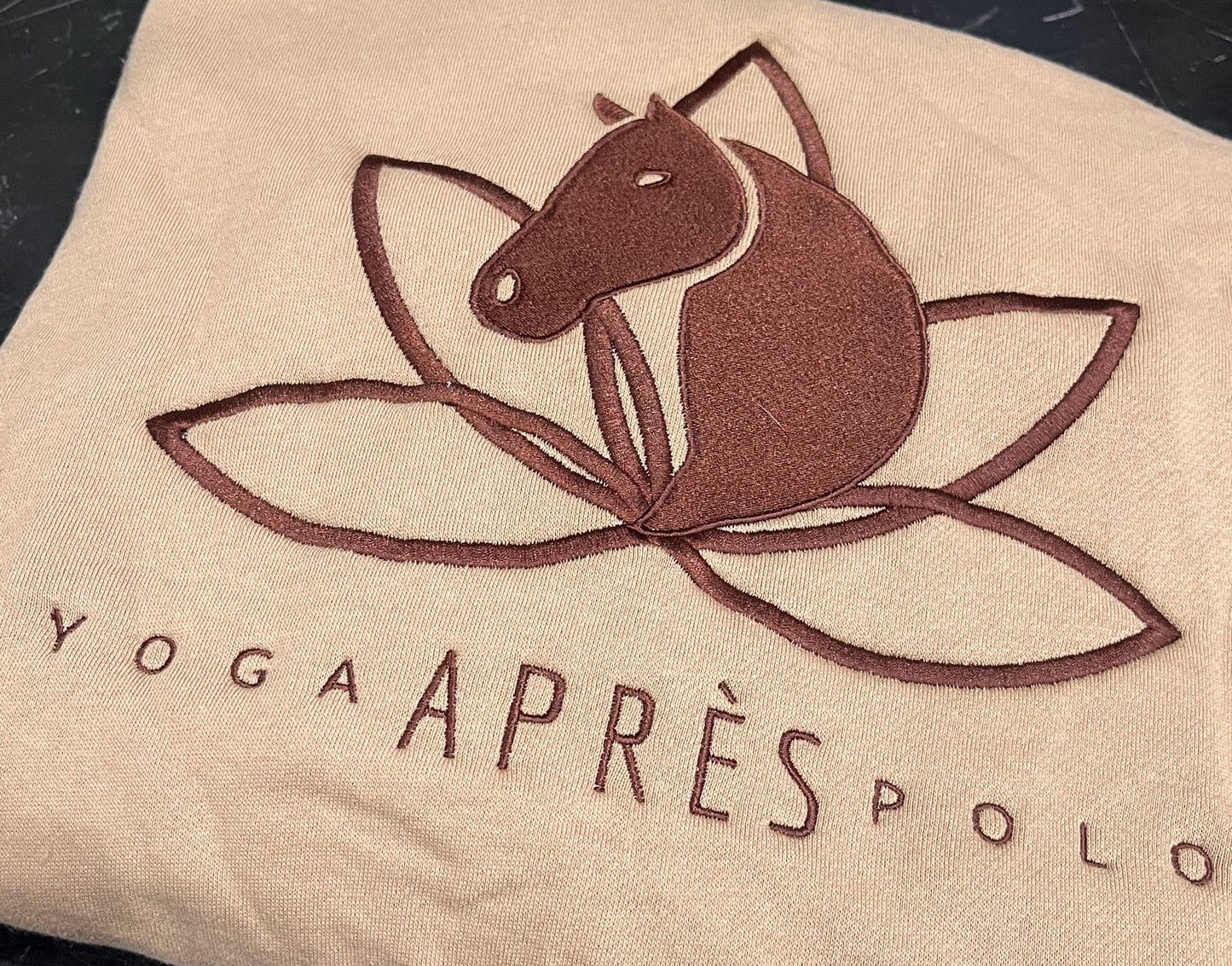 Embroidered Zip Hoodie | Yoga Après Polo