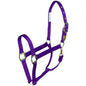 Purple nylon halter