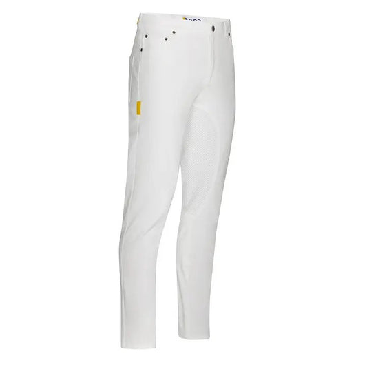 White polo riding pants