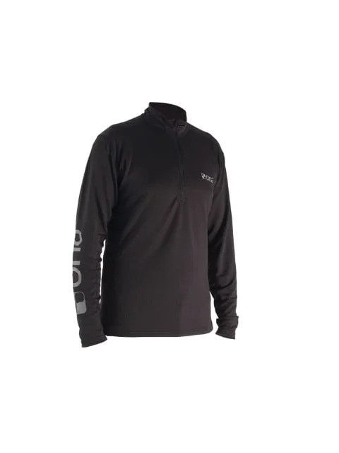 Black long-sleeved undershirt with logo