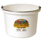 White bucket with handle 2gal