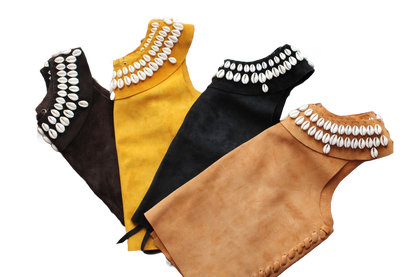 Four shell tops in various colors