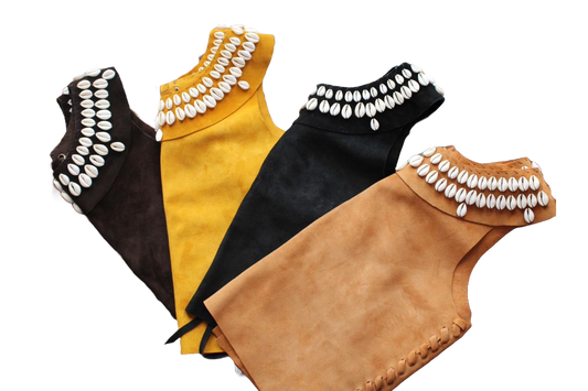 Four shell tops in various colors