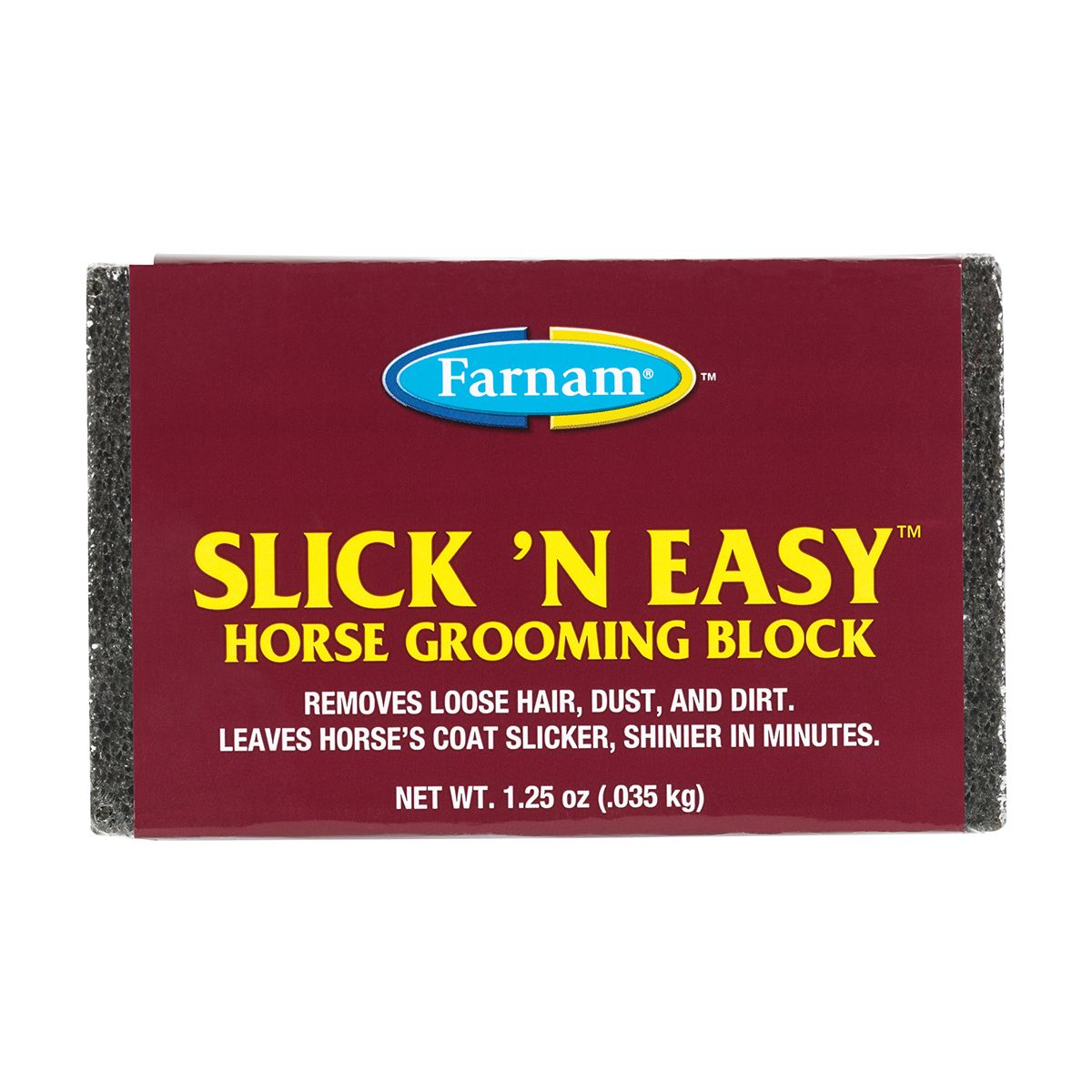 Grooming block in packaging