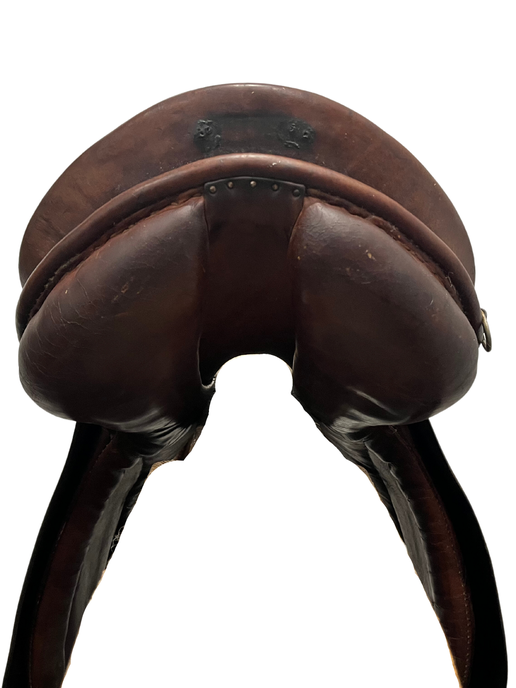 Rear view of saddle