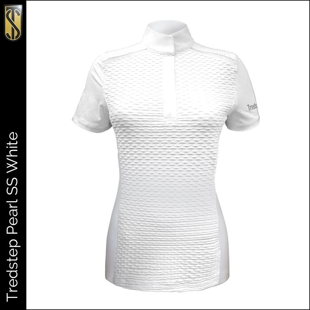 White short sleeve competition shirt