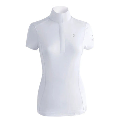 White, short-sleeve competition shirt