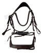 Bristol Anatomical bridle in chocolate leather