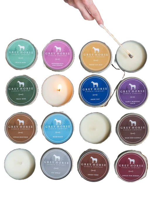 Candle tins, various scents