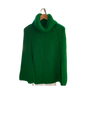 Irish green wool poncho