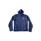 Blue zippered hoodie